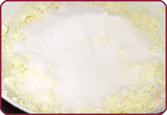 клюквенный торт, желтки, маргарин, сахар