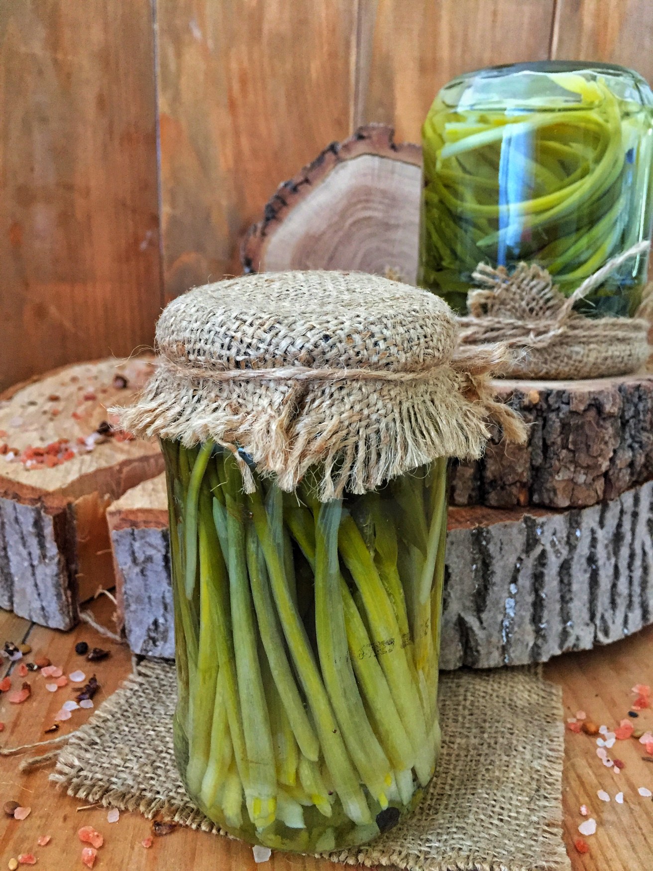 Черемша маринованная