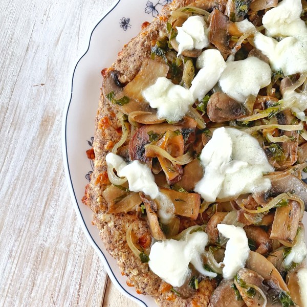 Грибная кето-пицца | Кулинарный блог о вкусной домашней еде